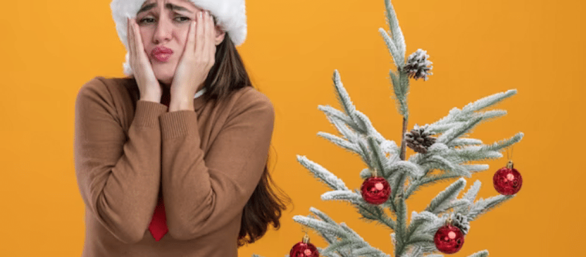 Stress and Fatigue on Christmas in Oak Park, IL